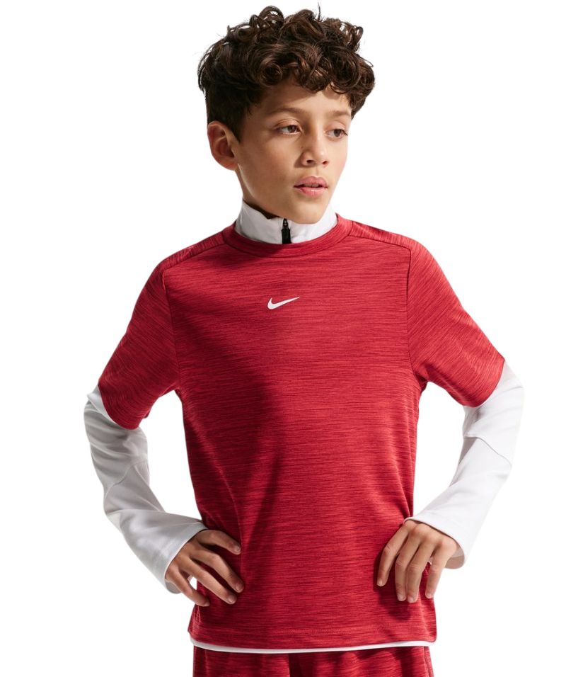 Nike Boys Multi Dri-FIT Short-Sleeve - red/white Nike Boys Multi Dri-FIT Short-Sleeve - red/white