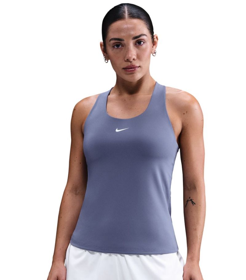 Nike Dri-Fit Swoosh Bra - world indigo/white Nike Dri-Fit Swoosh Bra - world indigo/white
