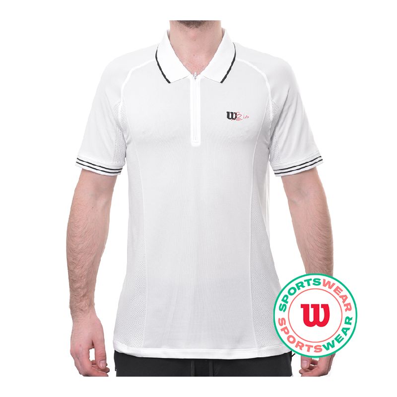Wilson Series Seamless Polo - bright white
