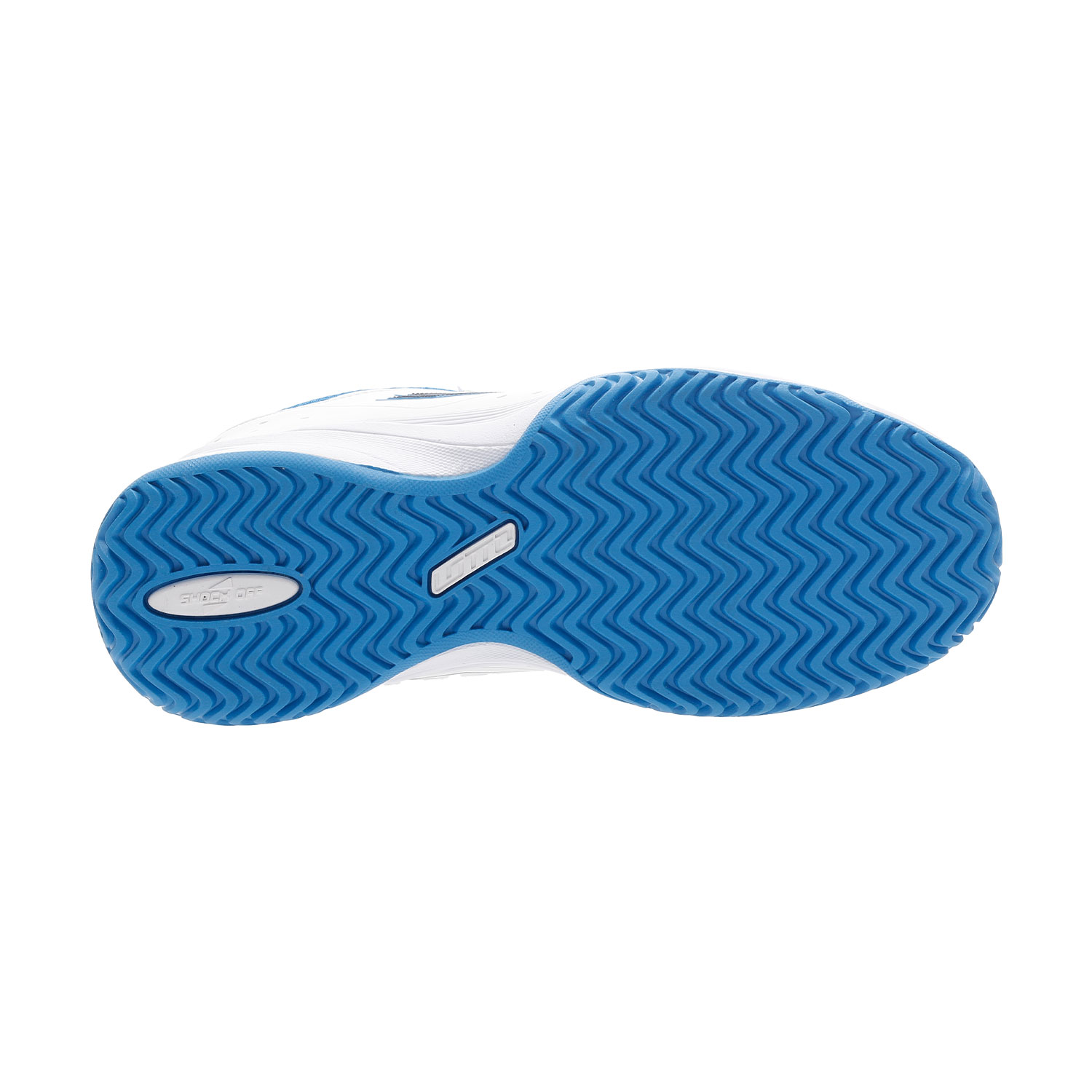 Lotto Space 600 II All Round Junior - all white/navy blue