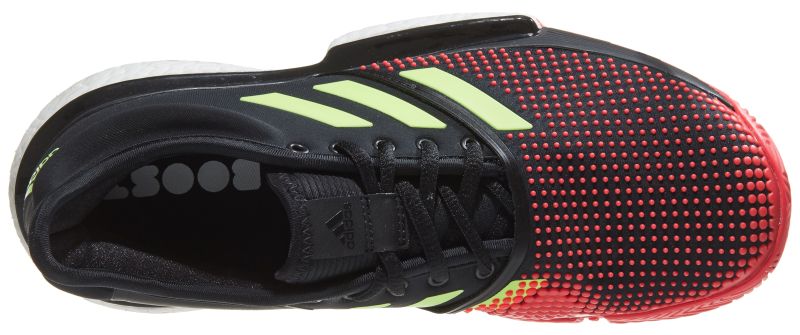 Adidas SoleCourt Boost W - core black/hi-res yellow/shock red