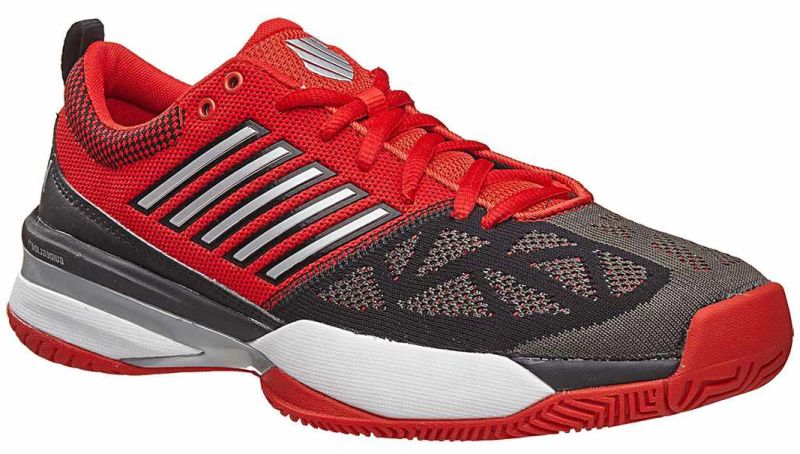 K-Swiss Knitshot - fiery red/black