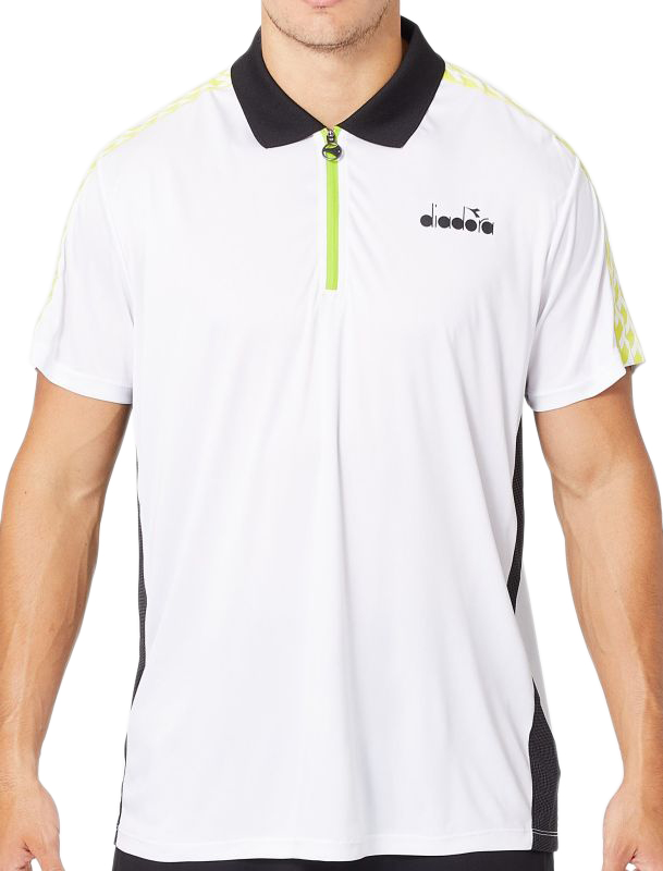 Diadora SS Polo Challenge - white/black