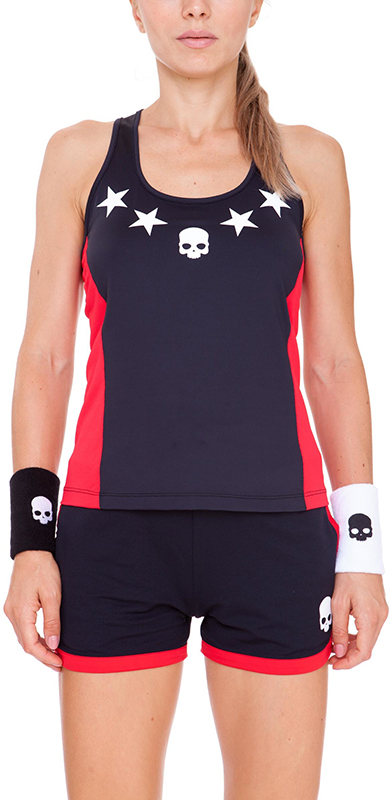 Hydrogen Tech Star Tank Top - black/grey melange