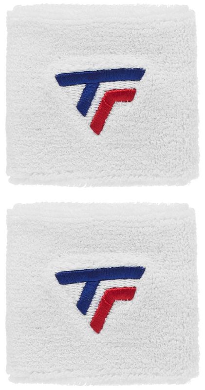 Tecnifibre Wristbands New Logo x2 - white Tecnifibre Wristbands New Logo x2 - white