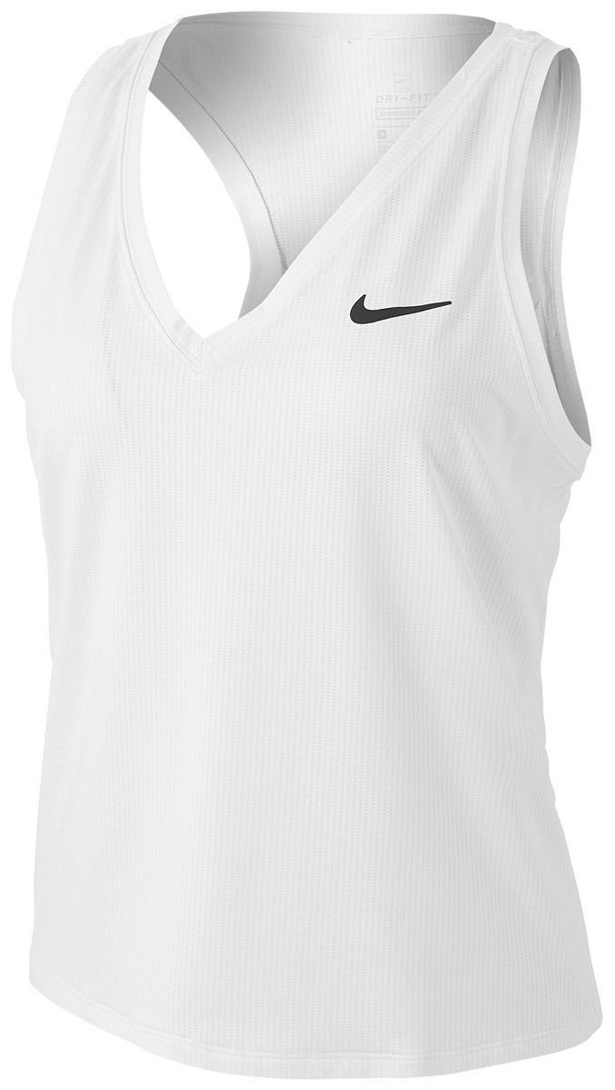 Nike Court Dri-Fit Victory Tank W - white/black