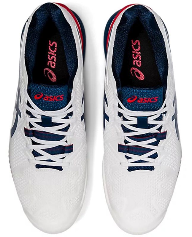 Asics Gel-Resolution 8 Clay - white/mako blue