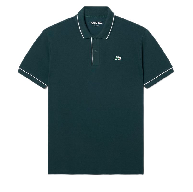 Męskie polo Lacoste Heat Regulating Mini Piqué Golf - sinople green