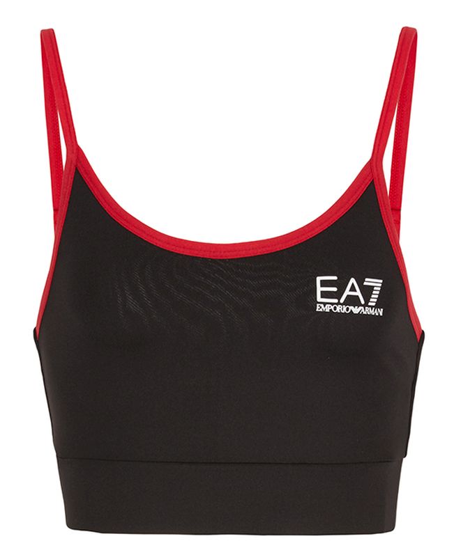 Women's bra EA7 Woman Jersey Sport Bra black