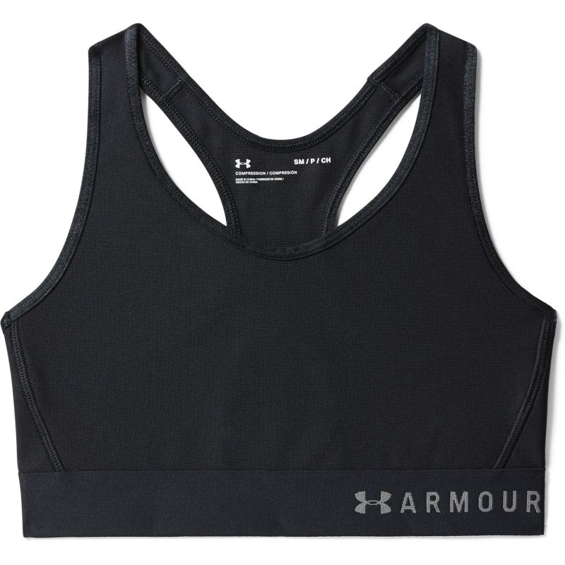 under-armour-mid-keyhole-bra-black-1 Under Armour Mid Keyhole Bra - black