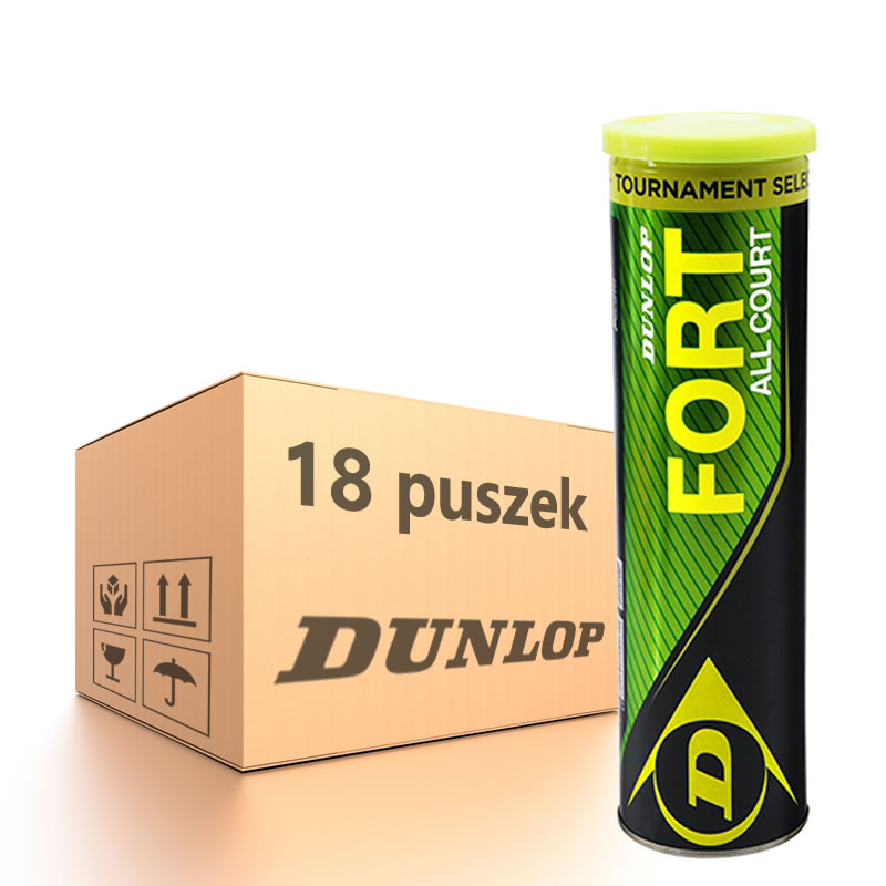 Dunlop Fort All Court Tournament Select - 18 x 4 szt.