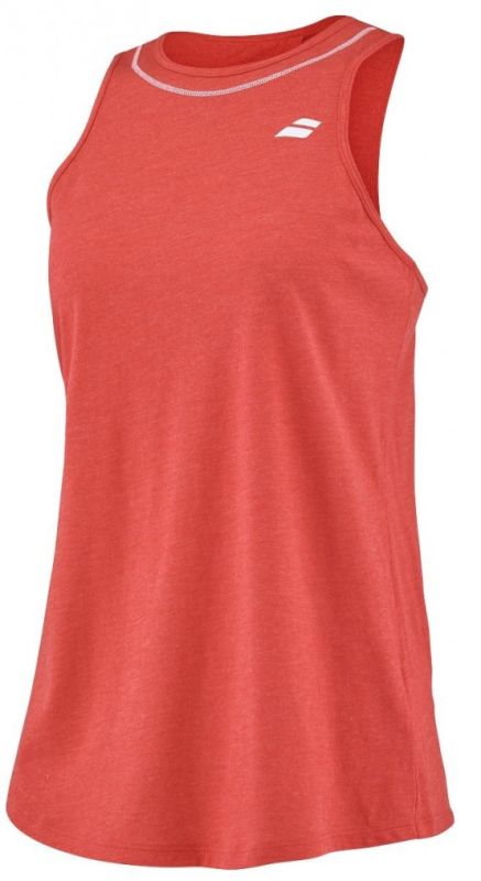 Babolat Exercise Cotton Tank Women - poppy red heather