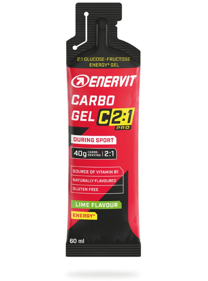 Enervit Carbo Gel C2:1PRO 60 ml - lime