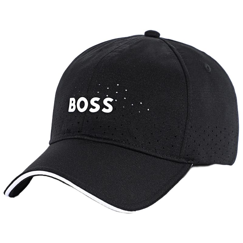 BOSS Perforated Gloss Logo - black BOSS Perforated Gloss Logo - black