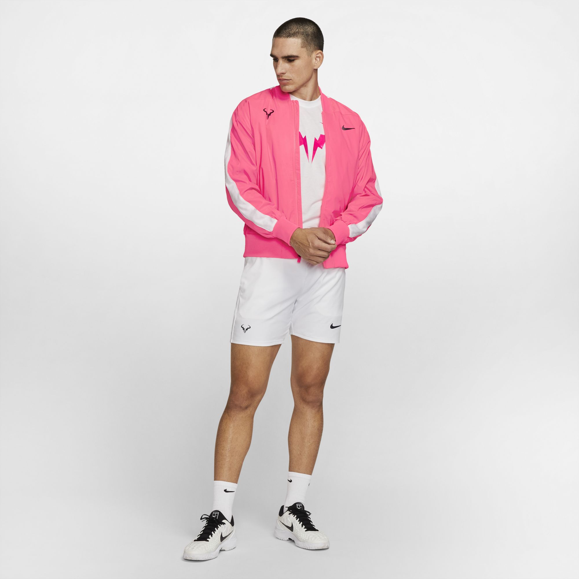Nike Court Rafa Jacket - digital pink/gridiron