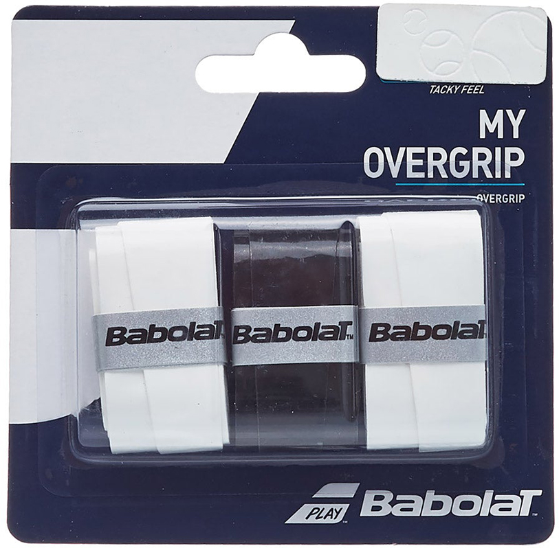 babolat-my-overgrip-white-black-white-3p-1 Babolat My Overgrip white/black/white 3P