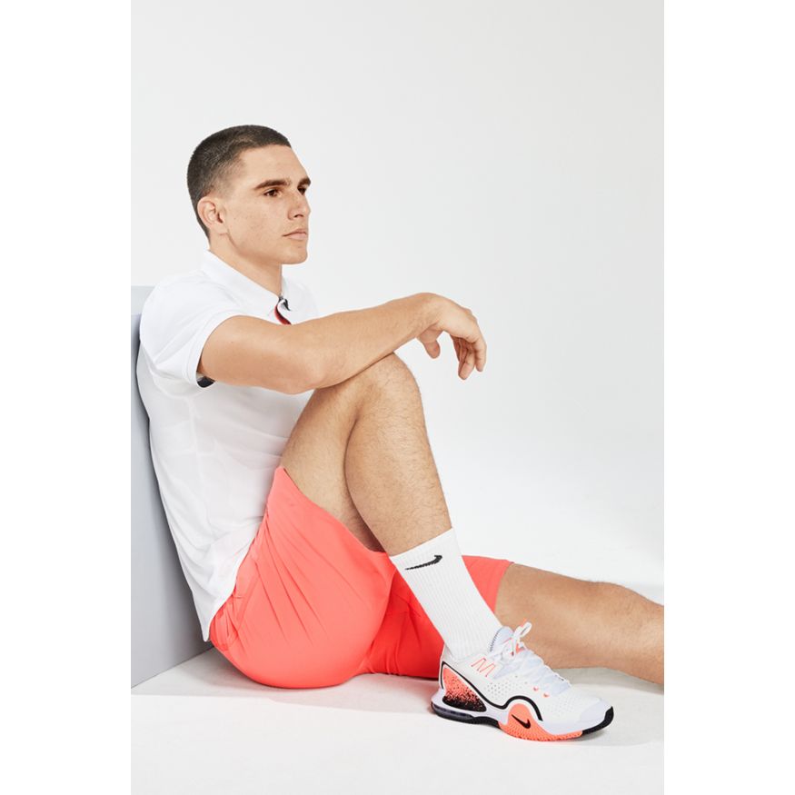 Nike Court Tech Challenge 20 - white/wolf grey/hot lava/black