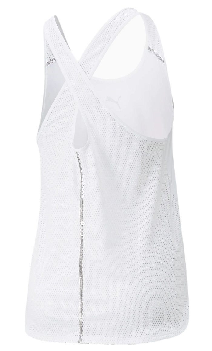 Puma Run Cloudspun Marathon Tank - puma white