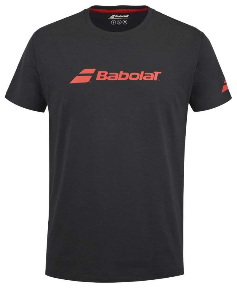 babolat-exercise-babolat-tee-men-black-black