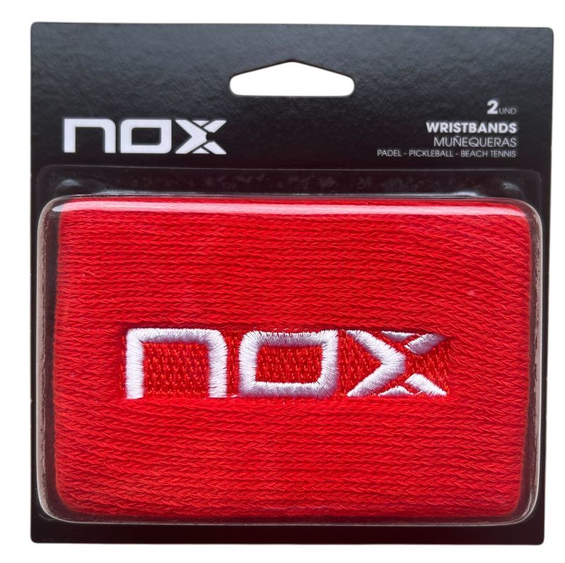 NOX Sport Wirstband 2P - red/white