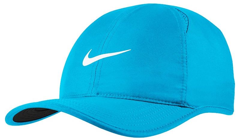 Nike U Aerobill Feather Light Cap - equator blue/black/equator blue/white