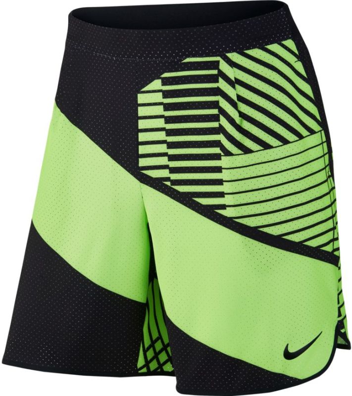 Nike Court FLX Ace Short 9" PR - ghost green/black
