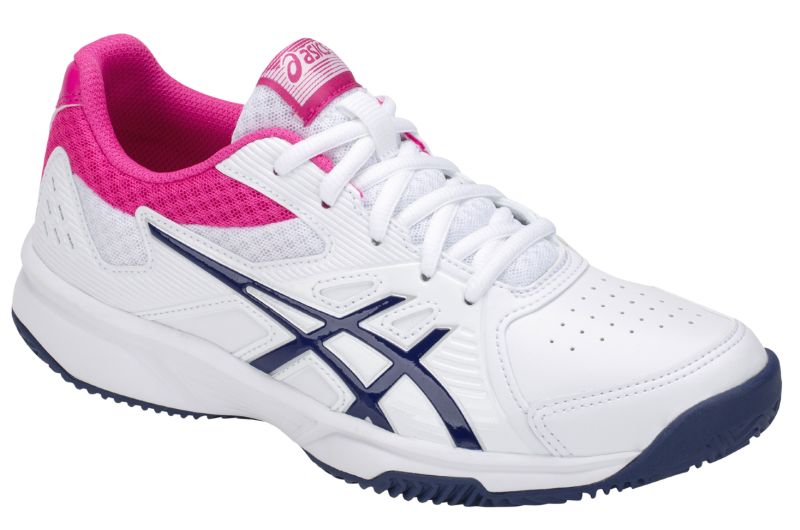 Asics Court Slide Clay - white/blue print