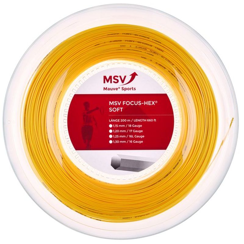 MSV Focus Hex Soft (200 m) - yellow
