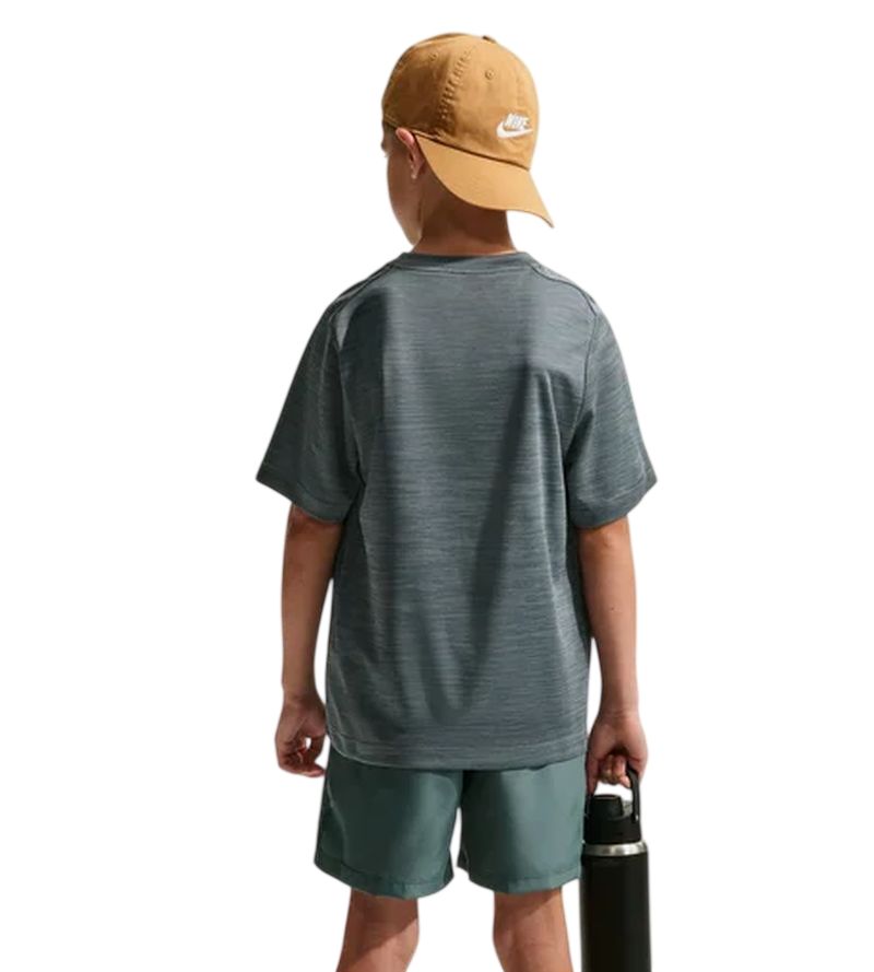 Nike Boys Multi Dri-FIT Short-Sleeve - mineral slate/smoke grey/white