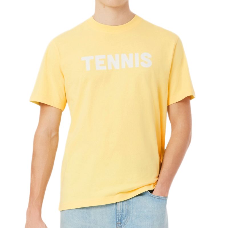 Lacoste Printed Cotton - pastel yellow