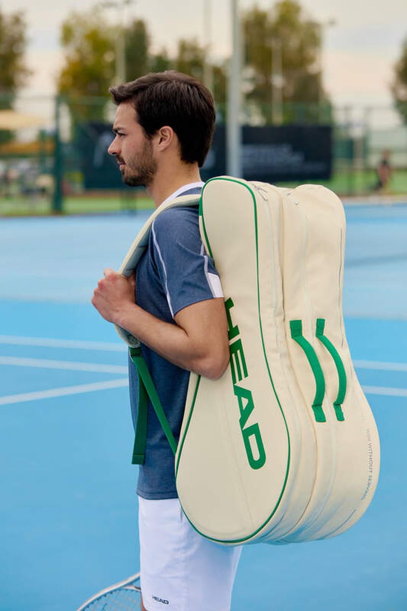 Head Arthur Ashe Racquet Bag L - white/green
