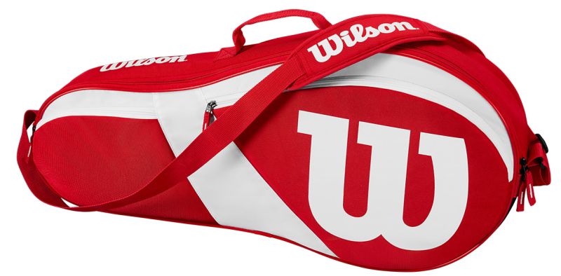 Wilson Match III 3 Pack Bag - red/white
