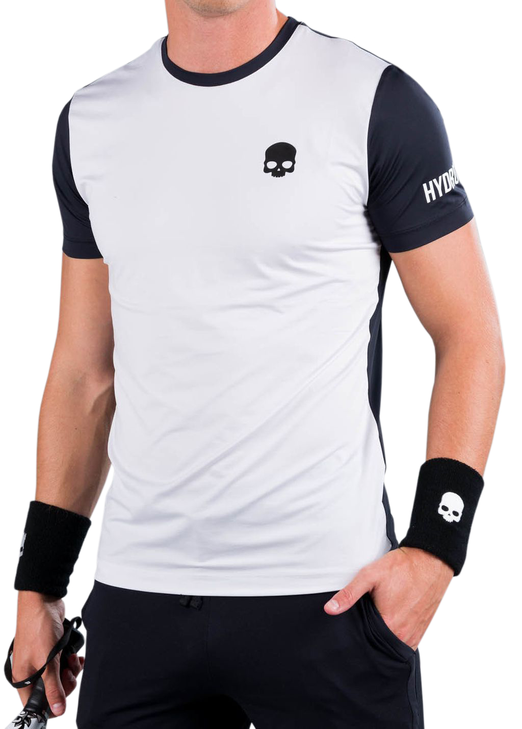 Hydrogen Padel Team Tech Tee Man - black/white