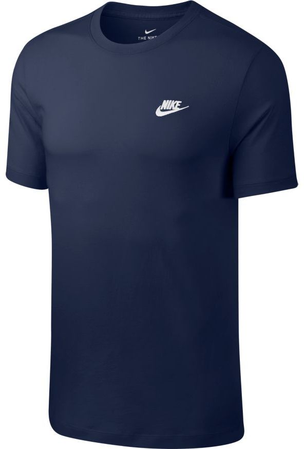 Nike NSW Club Tee M - midnight navy/white