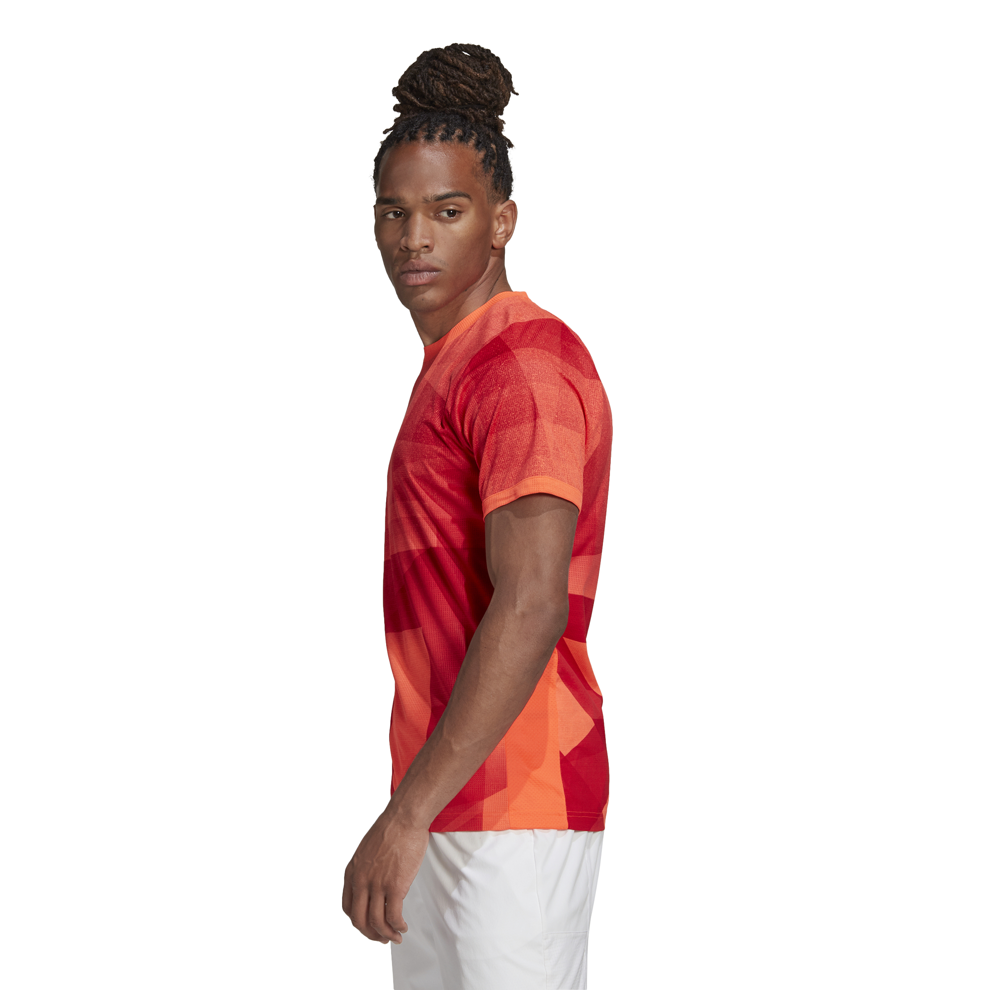Adidas M Freelift Olympic Tee HEAT.RDY - app solar red