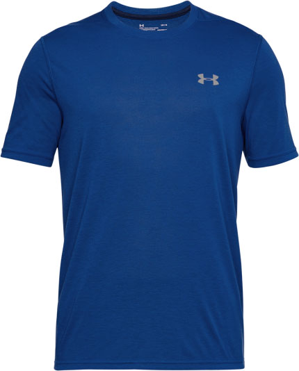 under-armour-threadborne-fitted-t-shirt-blue-1 Under Armour Threadborne Fitted T-Shirt - blue