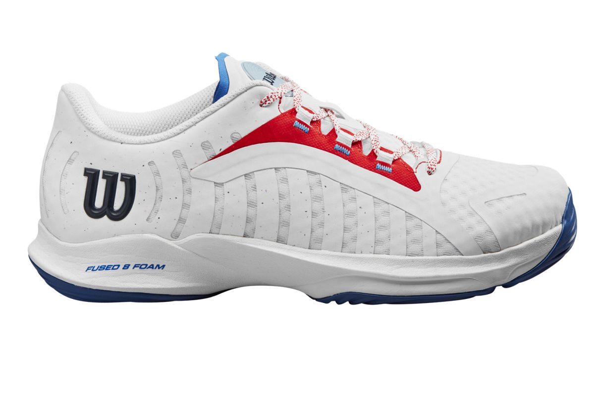 WRS333020_0_Hurakn_Pro_AC_Womens_White_WilsonRed_DejaVuBlue-png-high-res