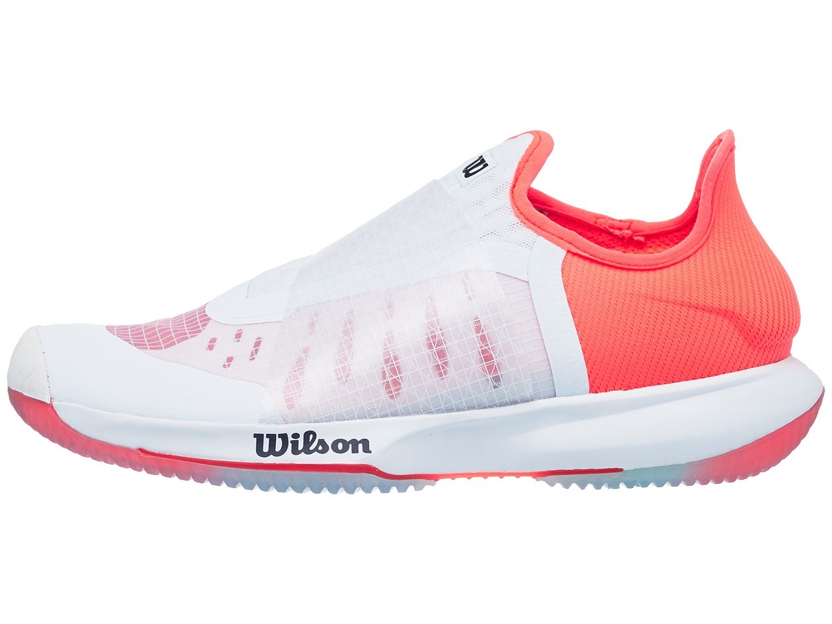 Wilson Kaos Mirage W - white/fiery coral/s.sea