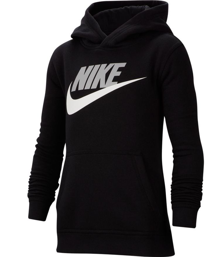 Nike NSW Club + HBR PO - black/light smoke grey