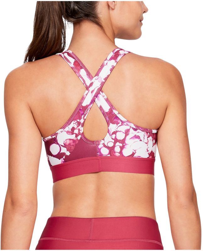 Under Armour Mid Crossback Print - impulse pink/impulse pink