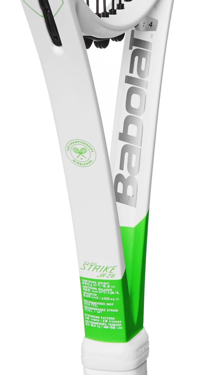 babolat-pure-strike-jr-26-wimbledon-white-green-5 Babolat Pure Strike Jr (26") Wimbledon - white/green