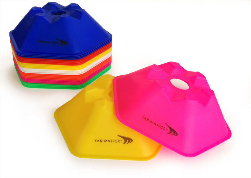 yakimasport-hexagonal-disc-cone-10p-blue-3 Yakimasport Hexagonal Disc Cone 10P - blue