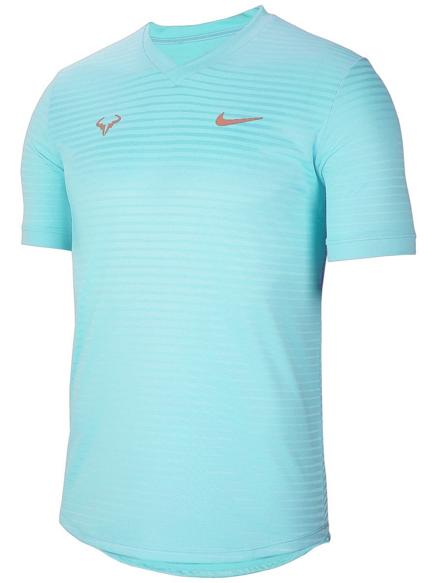 Nike Court M Rafa Challenger Top SS - polarized blue/laser crimson Nike Court M Rafa Challenger Top SS - polarized blue/laser crimson