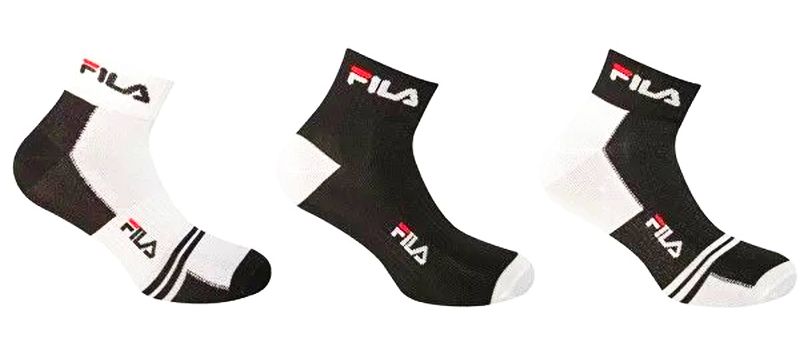 Fila Unisex Quarter Multisport Socks 3P