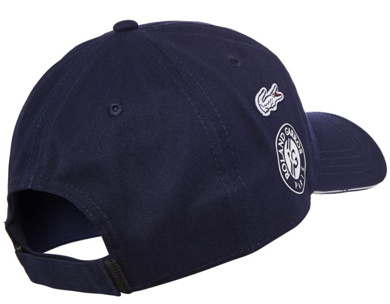 Lacoste Men's Lacoste SPORT French Open Edition Tennis Ball Print Cap - navy blue/white