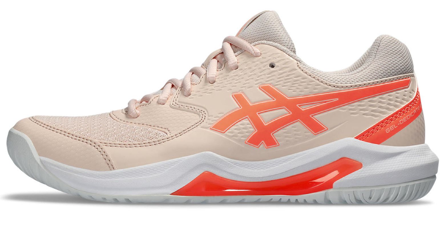 Chaussures de tennis femme Asics Gel-Dedicate pearl pink/sun coral