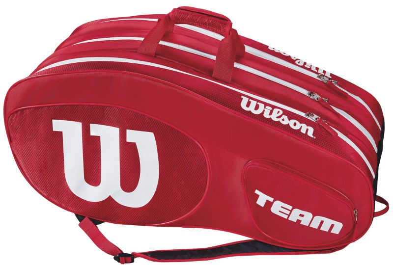Wilson Team III 12 Pack Bag - red/white