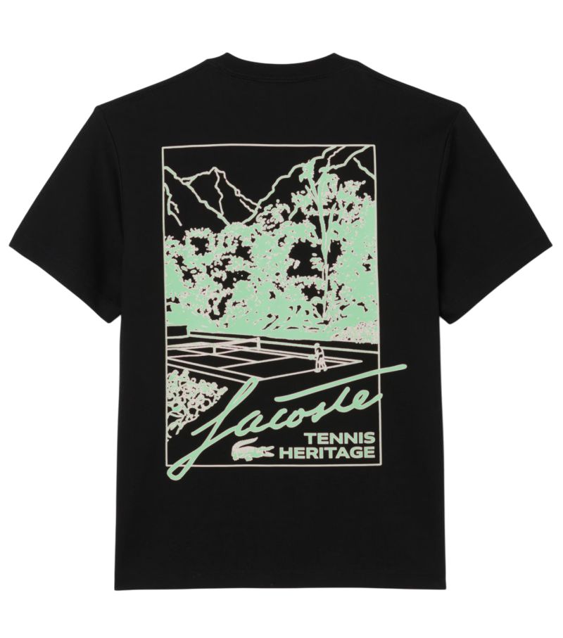 Lacoste Printed Jersey - black Lacoste Printed Jersey - black