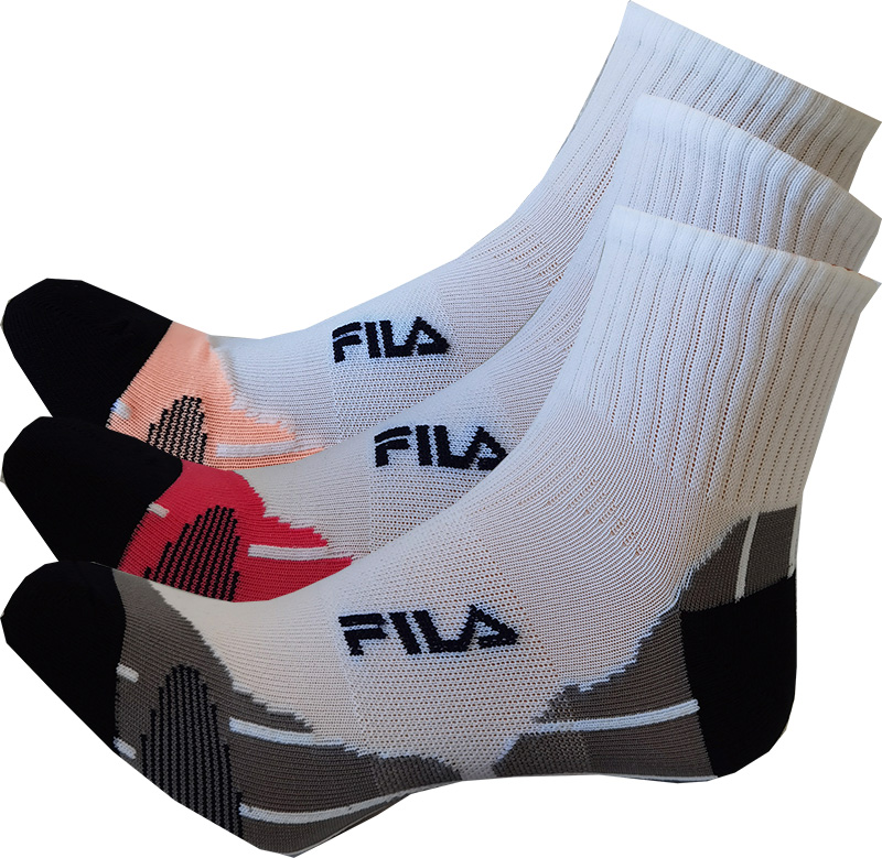 Fila Calza Socks 3P - white lady