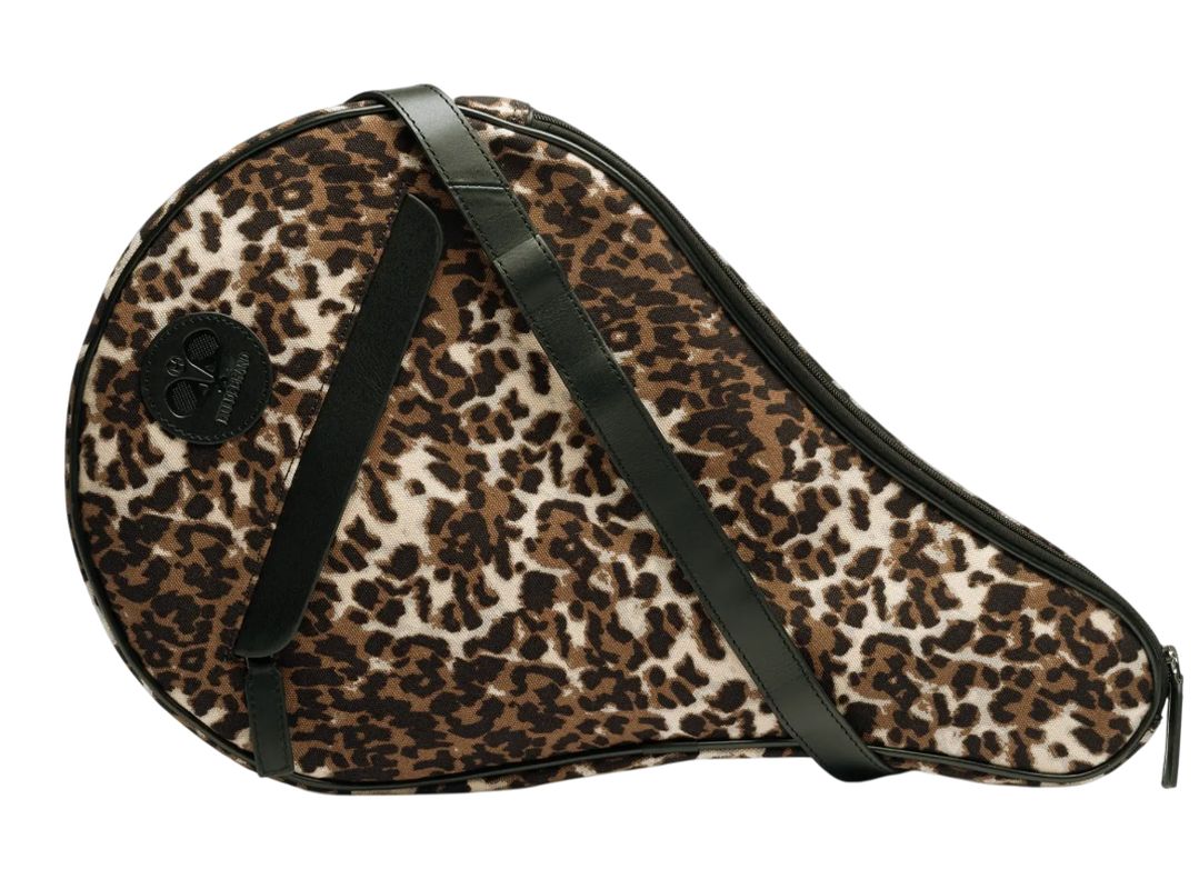 Hildebrand Padel Racket Canvas Case - leopard